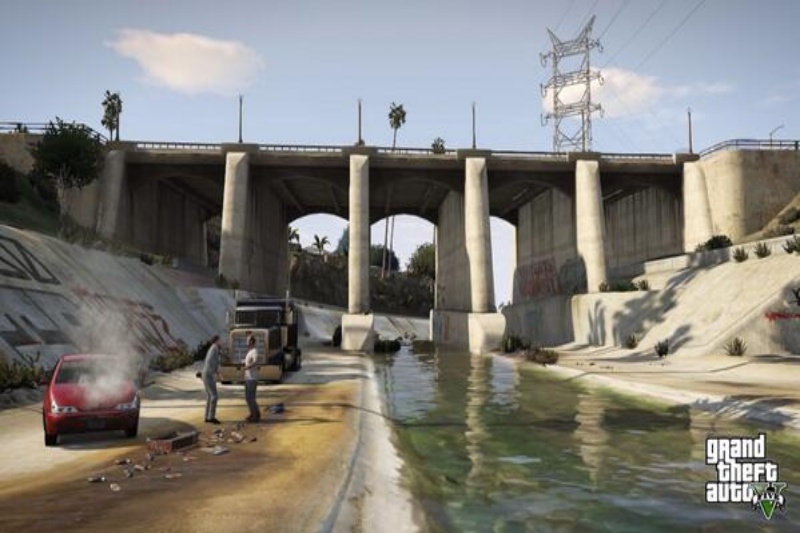 6. Grand Theft Auto V is an action-adventure and was released in September 2017 for PlayStation 3 and Xbox 360, in November 2014 for PlayStation 4 and Xbox One, and in April 2015 for Microsoft Windows. (Twitter/Rockstar games)