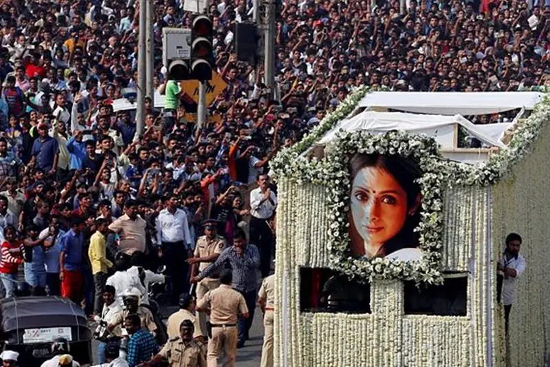 IN PICS | Sridevi funeral: Huge number of fans, Bollywood bigwigs pay last respects to legendary Bollywood actress