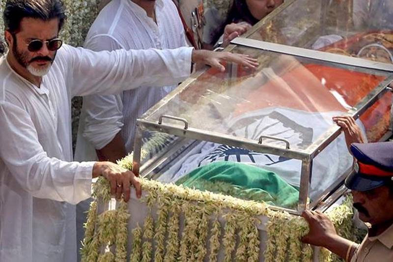 IN PICS | Sridevi funeral: Huge number of fans, Bollywood bigwigs pay last respects to legendary Bollywood actress