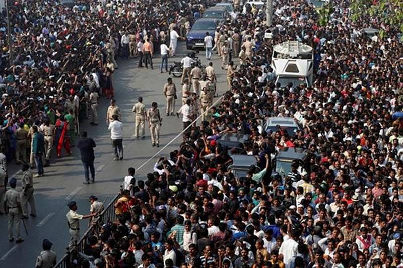 IN PICS | Sridevi funeral: Huge number of fans, Bollywood bigwigs pay last respects to legendary Bollywood actress