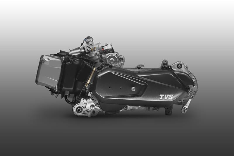 TVS NTORQ 125 is powered by a new 125 cc, single-cylinder, 4- stroke engine that sheds a power of 9.4 PS @7500 rpm and 10.5 Nm of torque. TVS Claims a top speed of 95 kmph