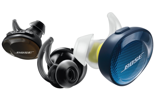 The SoundSport Free 
 comes with StayHear+ Sport tips that create a secure, firm fit that is comfortable even if you play music for longer hours