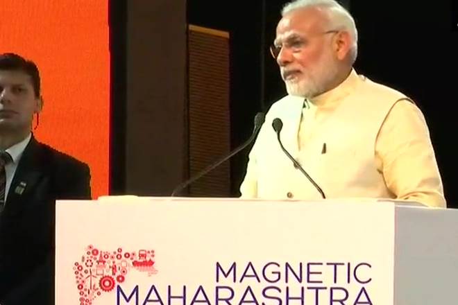 Narendra Modi, Narendra Modi in Mumbai, Modi in Mumbai, Maharashtra Investors Summit, Investors Summit, Budget, budget 2018,  Arun Jaitley, rail budget,Anand Mahindra