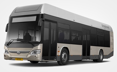 India’s first-ever hydrogen fuel cell powered bus by Tata Motors is here! Made in India bus emits only water