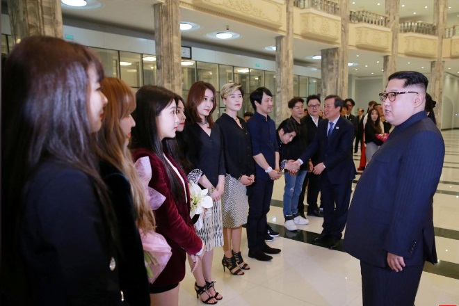 North Korea, Kim Jong Un, Ri Sol Ju, South Korean, K-pop stars, Pyongyang
