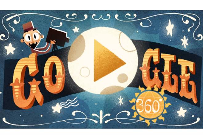 Georges Melies, Google, google doodle, life of Georges Melies, 360 degree Virtual Reality Doodle, Virtual Reality Doodle