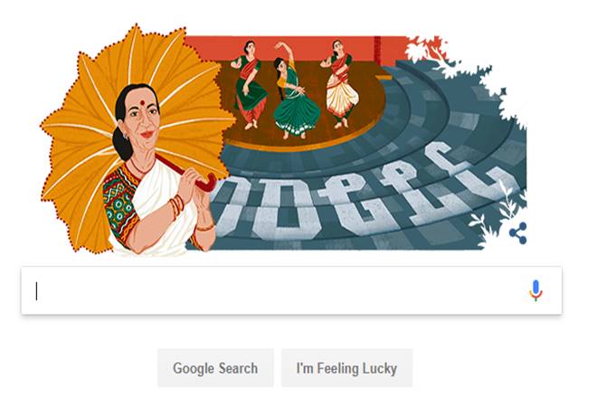 mrinalini vikram sarabhai, who was mrinalini sarabhai, google doodle, google