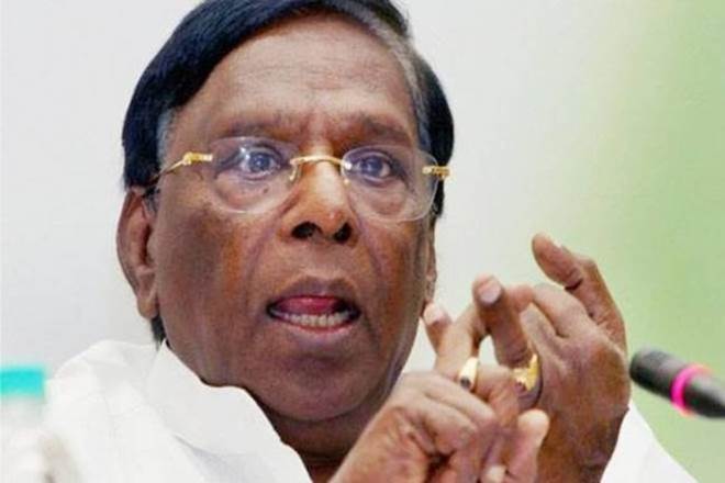 pondy cm, pudducherry, v narayanasamy, nda, nda govt, union territory, finance commission