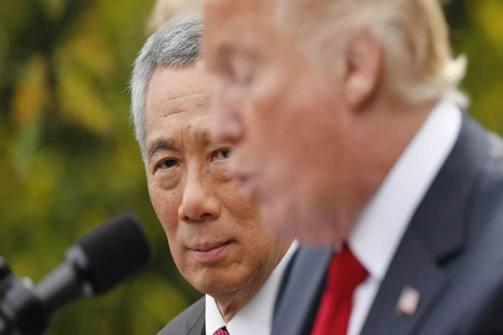 trump kim summit, donald trump, Lee Hsien Loong , Mike Pompeo, white house, singapore summit
