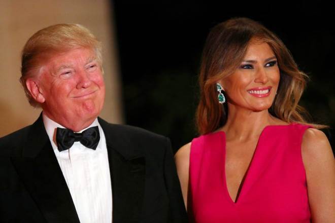 donald trump, trump news, us president, us first lady, melania trump, first lady melania trump,  spanish royal couple, King Felipe VI, Queen Letizia of Spain , white house, south portico, usa today, spanish royals, five day goodwill visit, US goodwill visit, world bank meeting