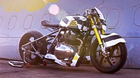 Fastest, wildest Royal Enfield ever! Royal Enfield LockStock and its eye-popping drag bike design
