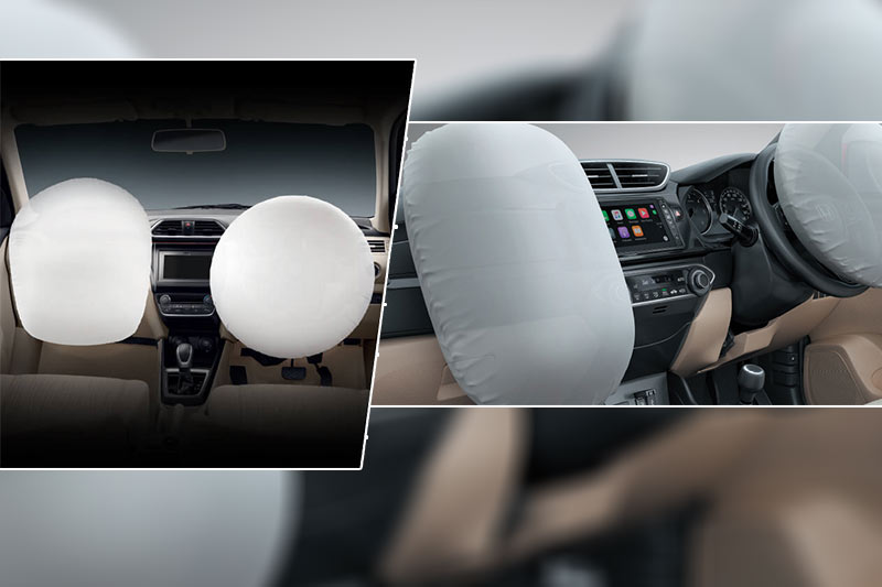 The 2017 Maruti Suzuki Dzire and 2018 Honda Amaze both get dual airbags as standard across all variants. For this reason, the two cars are safer in this aspect and as you move up the variant chain, you get more safety features.