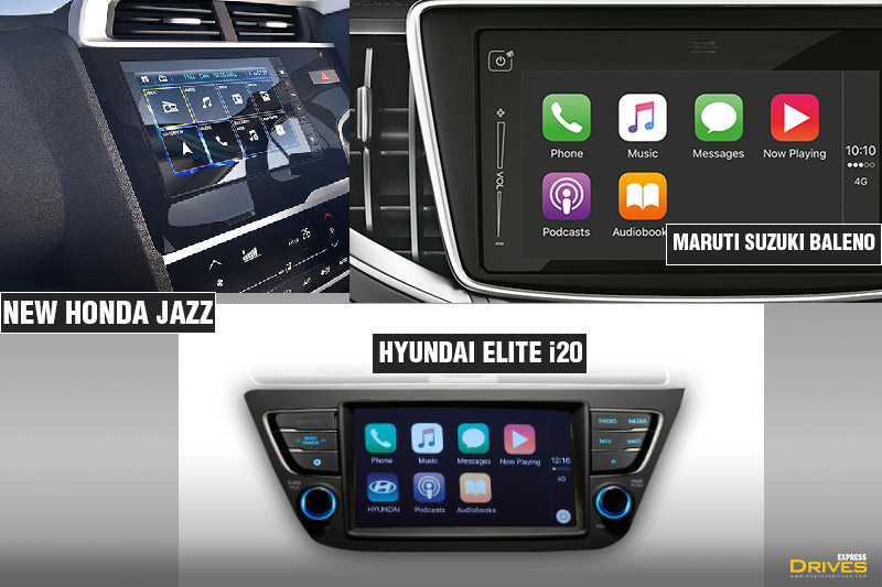 On the new 2018 Honda Jazz, the company has added the new Digipad 2.0 which now supports Apple Car Play and Android Auto at par of its arch rivals Baleno and i20. All three cars get voice recognition and in-built navigation.