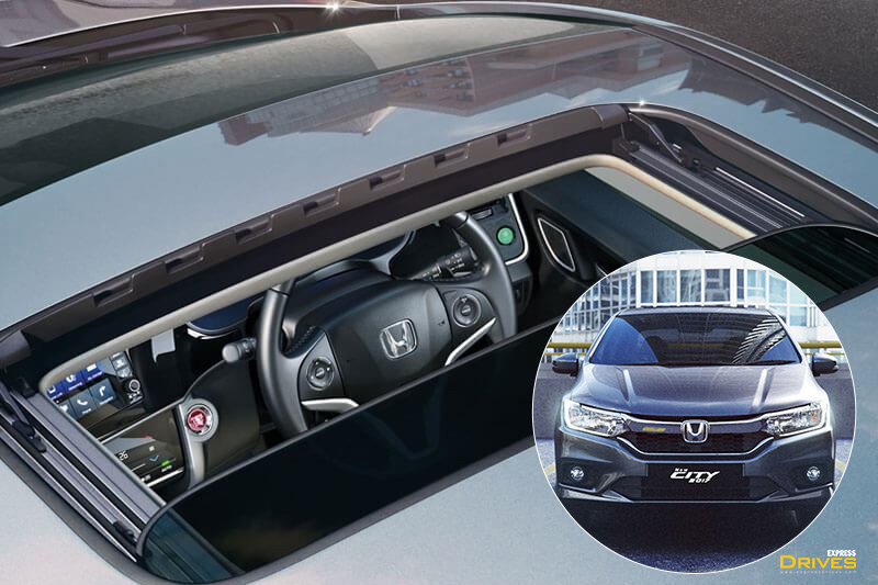 Honda City: Honda's popular sedan was the first in the segment to feature a sunroof on the top grade trims. The executive sedan is known for its comfort and powerful engine and has been a successful model for the company. In 2017, Honda Cars India launched the facelift on the City that features new headlamp cluster with DRLs, Digipad 2.0 that supports navigation and top petrol variants also gets the option of a CVT gearbox with paddle shifts.