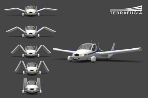 This flying car to go on sale in 2019: Terrafugia Transition hybrid car is a road going plane