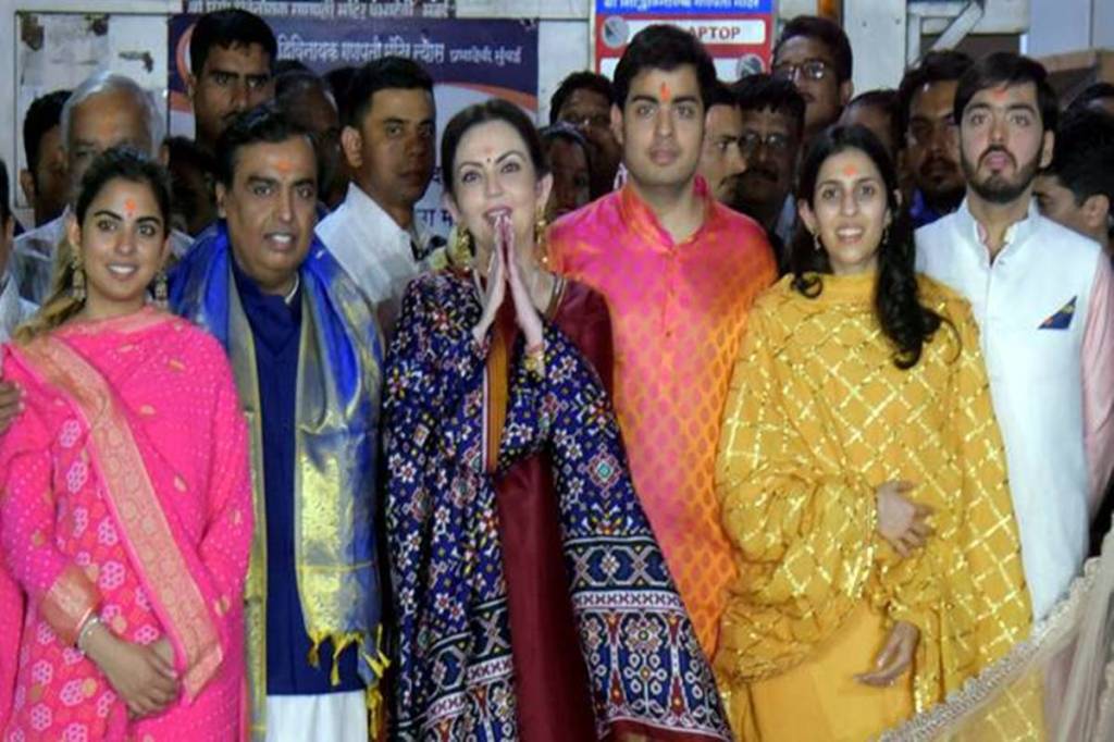 The Ambani family. (File image: PTI)