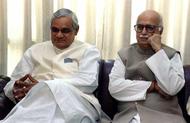 Atal Bihari Vajpayee and LK Advani. (Reuters)