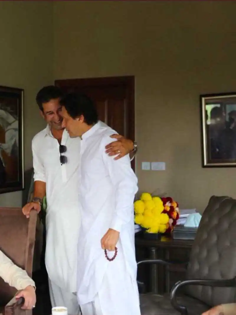 2 - Wasim Akram was mentored by Imran Khan and played an important role in 1992 World Cup final. (Wasim Akram/Twitter)