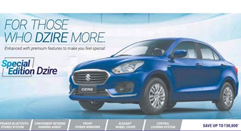 Maruti Suzuki Dzire Special Edition launched in India at Rs 5.56 lakh: Here’s what’s new