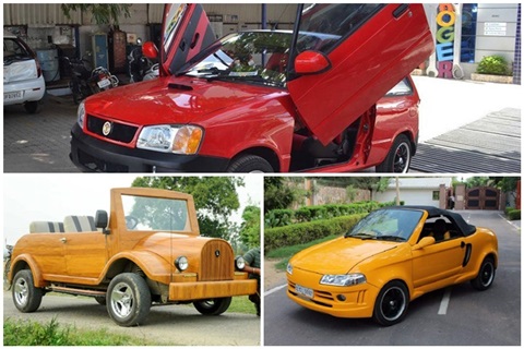 Five wacky Maruti 800 modifications: Doors like Lamborghini, convertible & a Mercedes-Benz E-Class inspired one too!