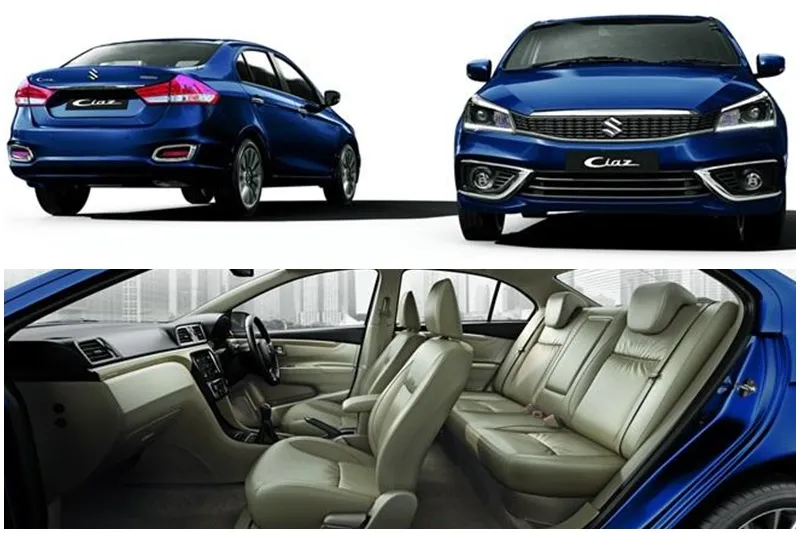 Inside the new Maruti Suzuki Ciaz, there are now new features like Eco illumination in speedometer which changes the colour based on driving pattern. It gets a new 4.2-inch coloured MID unit as well. The Ciaz's touchscreen infotainment supports audio, navigation and connectivity controls. The new Ciaz promises better space and leg room compared to Honda City, Hyundai Verna and Toyota Yaris.