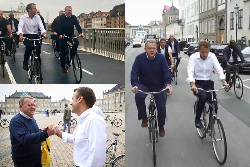 emmanuel macron, emmanuel macron copenhagen, emmanuel macron denmark, lars løkke rasmussen, lars løkke rasmussen cyclist, lars løkke rasmussen cycling, emmanuel macron cycling, emmanuel macron bicycle, emmanuel macron photos