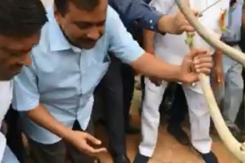 delhi plantation drive, mega tree plantation drive, delhi tree plantation, tree plantation day photos, arvind kejriwal, tree plantation in delhi, tree plantation campaign delhi