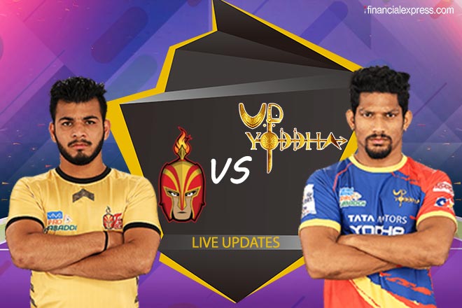 Pro Kabaddi 2018 LIVE Score, Telugu Titans vs UP Yoddha: The match starts at 8 PM. 
