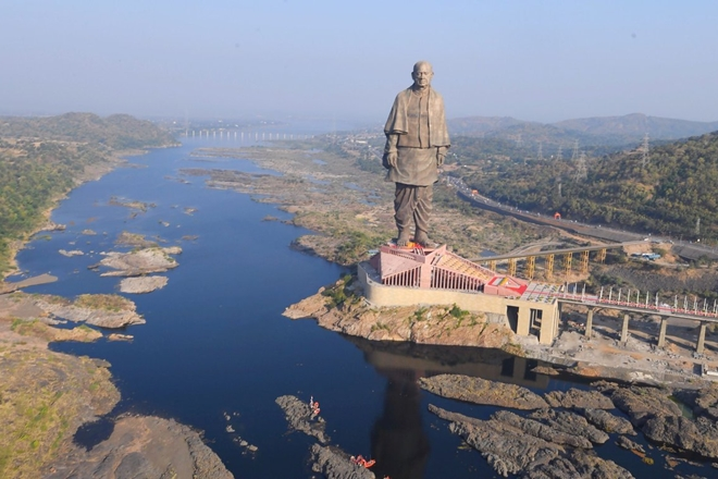 The Statue of Unity in Gujarat
