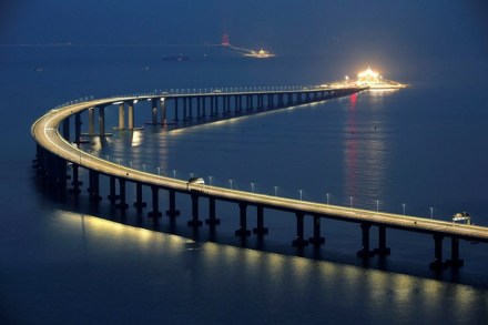 World's longest sea bridge inaugurated in China