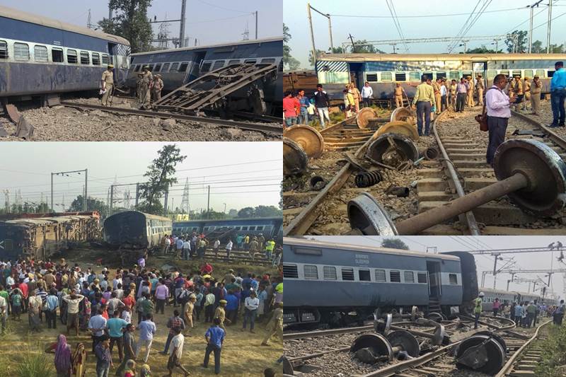 rae bareli train accident, raebareli train accident today, raebareli train accident, raebareli new farakka express, farakka express derailment, farakka express accident, raebareli train hadsa, raebareli train video, raebareli train accident images
