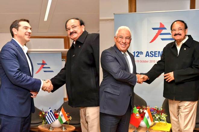 M Venkaiah Naidu, Greece, Portugal, economic cooperation, ASEAN MEET
