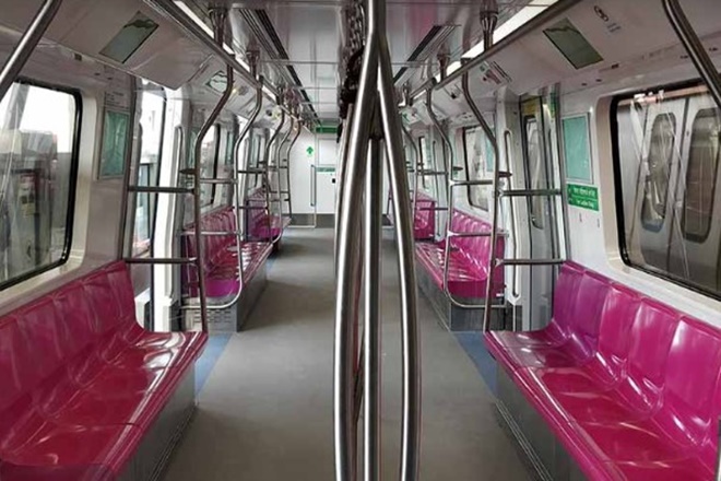 pink line