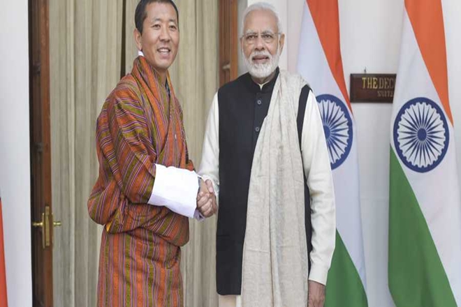 Neighbourhood first, India bhutan ties, narendra modi, Lotay Tshering, Sushma Swaraj, india bhutan hydro-power projects
