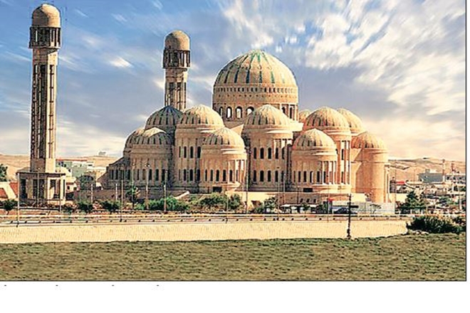 The Grand Mosque in Mosul, Iraq