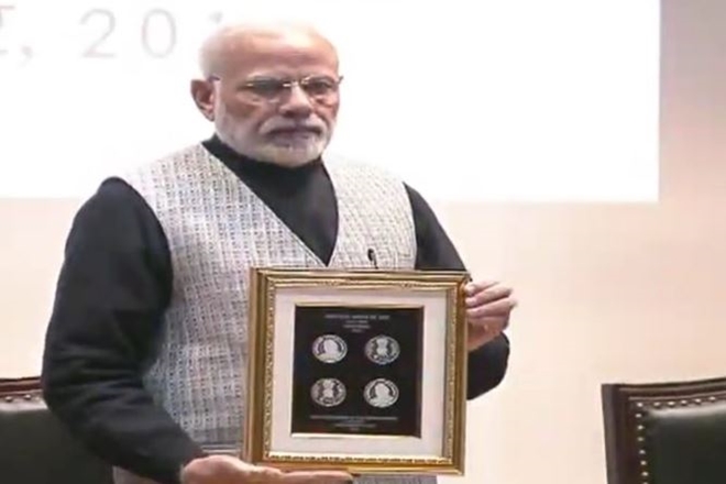 One side of the coin will have a portrait of Vajpayee with his name inscribed in the Devanagari script as well as English. (BJP/Twitter)