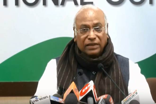 Congress leader Mallikarjun Kharge (ANI Photo)