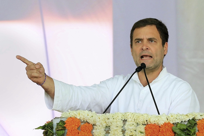 Rahul Gandhi yesterday visited Amethi for campaigning for the general elections. (PTI Photo)