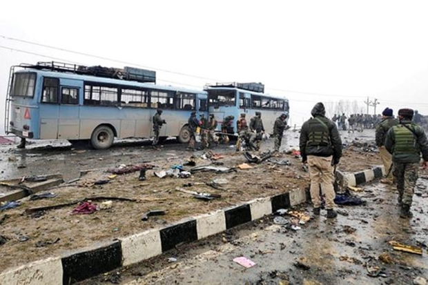 Soldiers at the site (Reuters/Younis Khaliq)