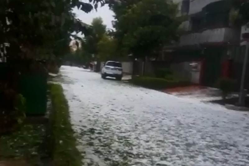 hailstorm, hailstorm in noida, hailstorm, delhi ncr, global warming