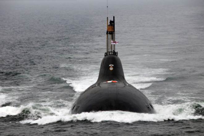 INS Chakra is an 8,140-tonne Akula class, nuclear-powered submarine. (Image: Indian Navy)