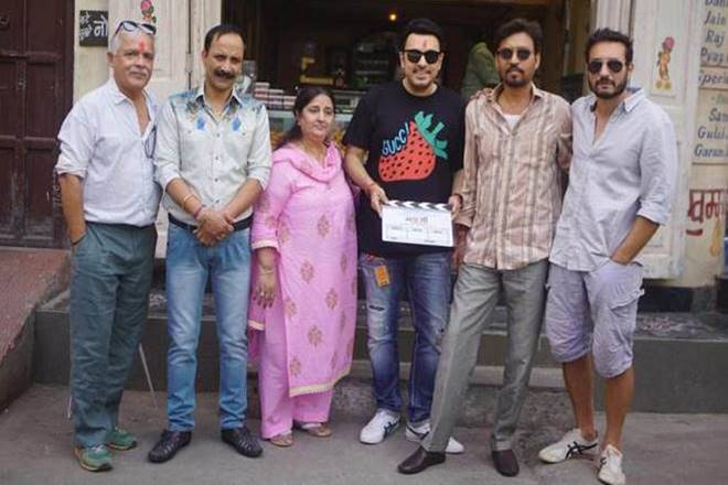 Irrfan Khan on the sets on Angrezi Medium (IE)