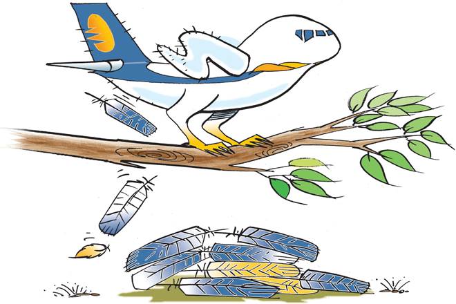 Jet Airways was in debt in excess of Rs 8,500 crore to Indian banks (ILLUSTRATION: ROHNIT PHORE)