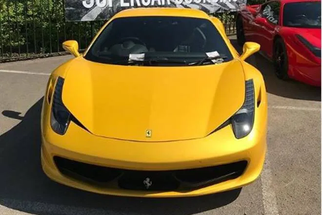 James May, Ferrari 458 italia