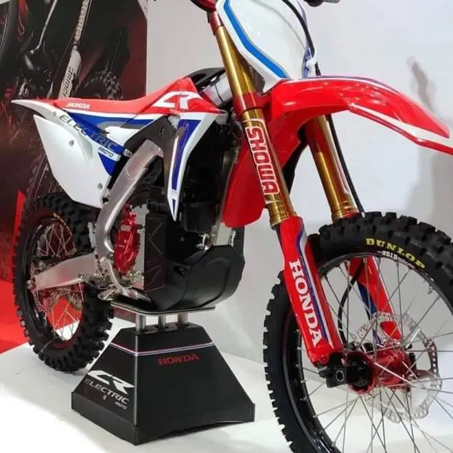 Upcoming electric two-wheelers: Honda CR-E: Motocross motorcycles are even louder than regular road bikes, but Honda is working on a silent one based on the CRF250R. This one should be one fantastic twist-and-go. (Photo: electricmotorcycles.news)
