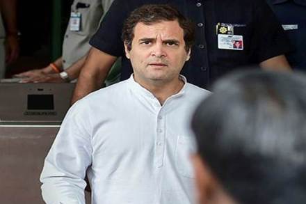 Congress president Rahul Gandhi