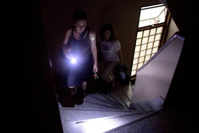 The outage hit on a day of provincial elections in parts of Argentina. (AP Photo)