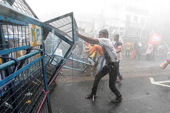 bengal violence, post poll violence, bengal killings, bengal murders, tmc, bjp protest march, kailash vijayvarghiya, mukul roy, mamata banerjee, kolkata police
