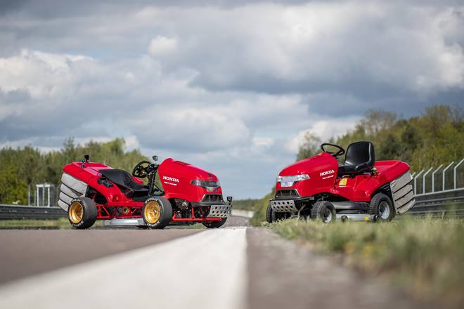 To meet the requirements of Guinness World Records, the mower had to record the same run, in both directions, within an hour – with the average acceleration of these two runs taken as the official time. With an average of 6.29 seconds, Honda set the new Guinness World Records title for ‘The fastest acceleration 0-100 mph for a lawnmower (prototype)’.