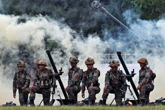 indian army, Calibre Escalation, pakistan, ceasefire violation, Artillery fire, Tangdhar Sector, defence news